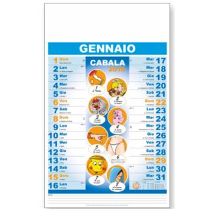 calendario illustrato cabala